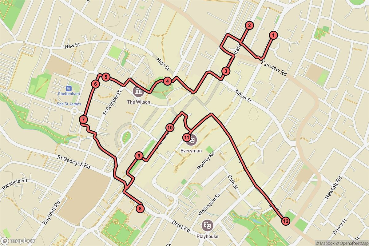 Cheltenham Audio Tour: Exploring Cheltenham's Street of Reverence and Revelry