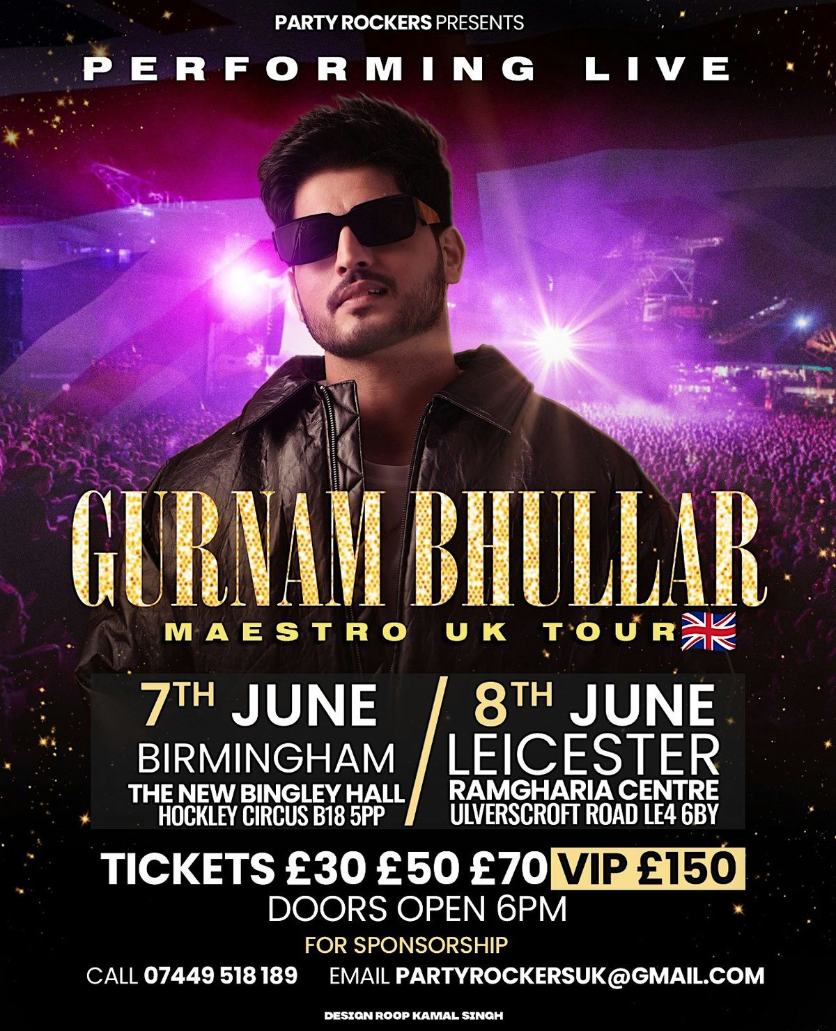 GURNAM BHULLAR MAESTRO UK TOUR