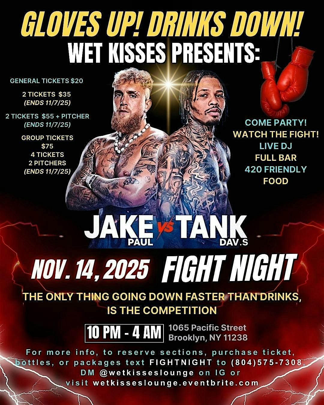 GLOVES UP! DRINKS DOWN! JAKE VS TANK FIGHT PARTY!!!!