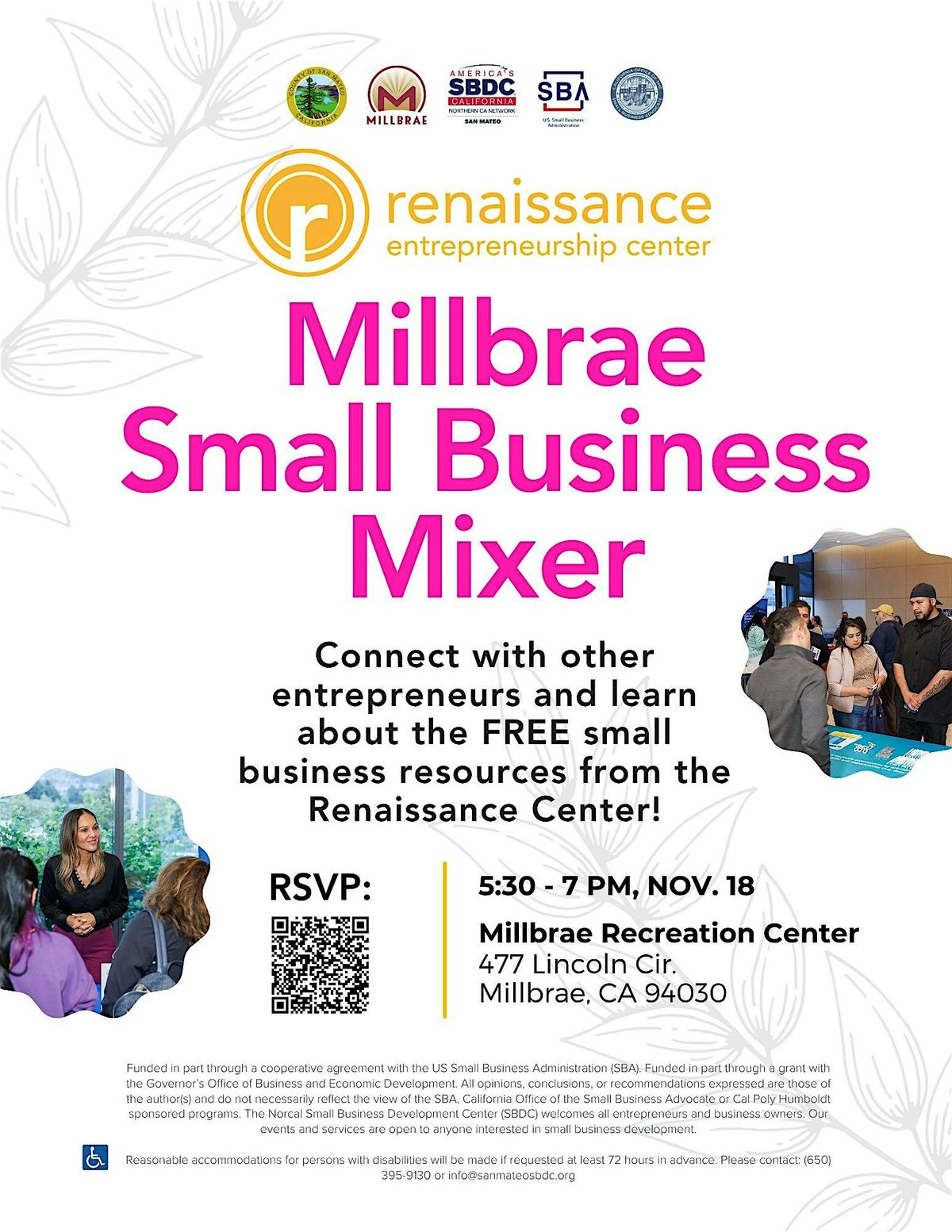 Millbrae Small Business Mixer