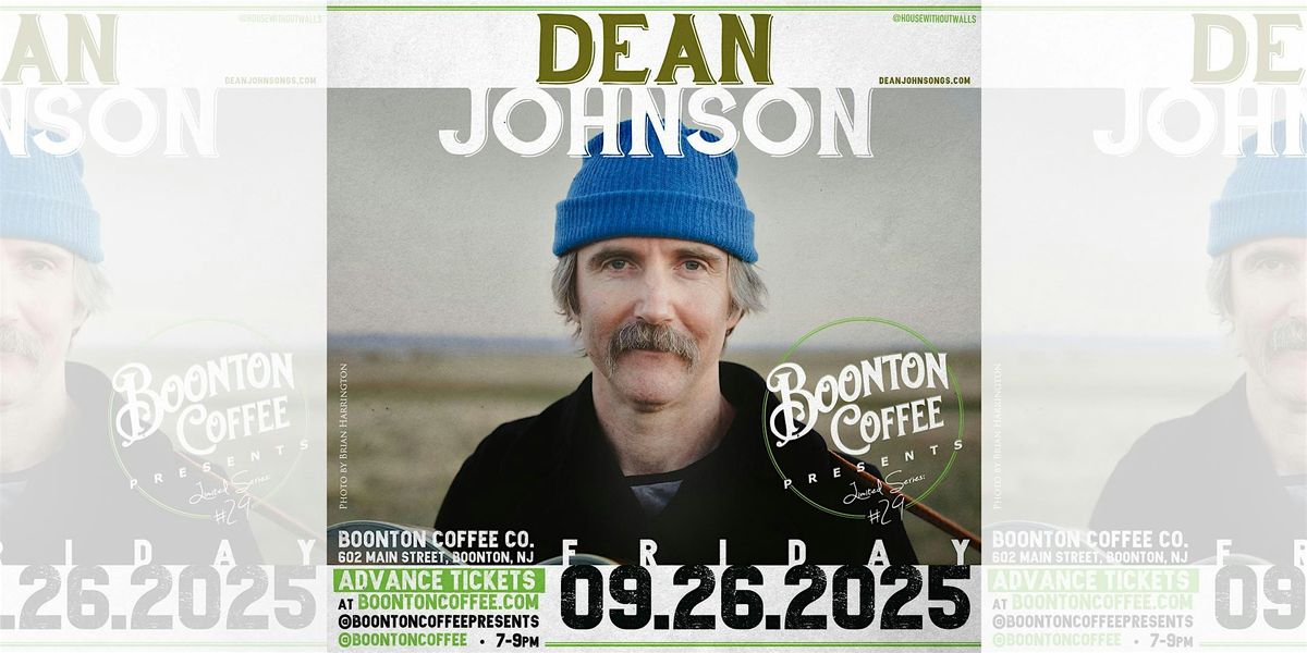 Boonton Coffee Presents: Dean Johnson