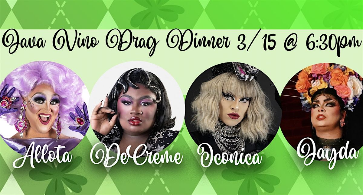 Java Vino Drag Dinner