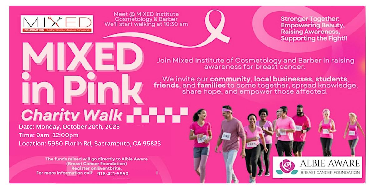 MIXED in Pink Charity Walk