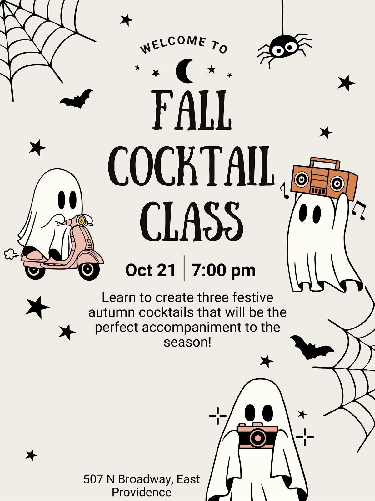 Fall Cocktail Creation Class