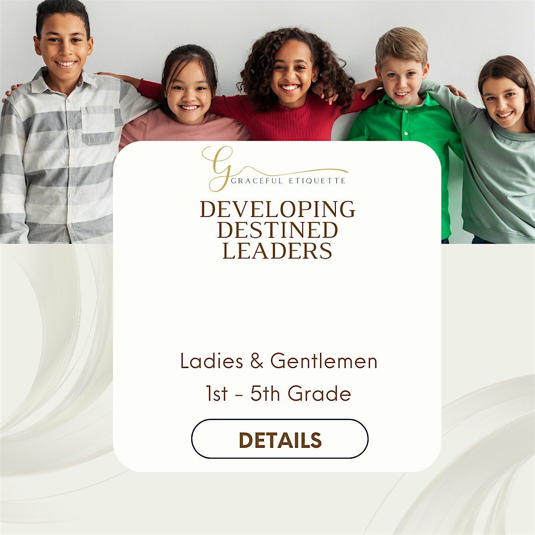 Etiquette Course for 1st - 5th Graders (September - October 2025)