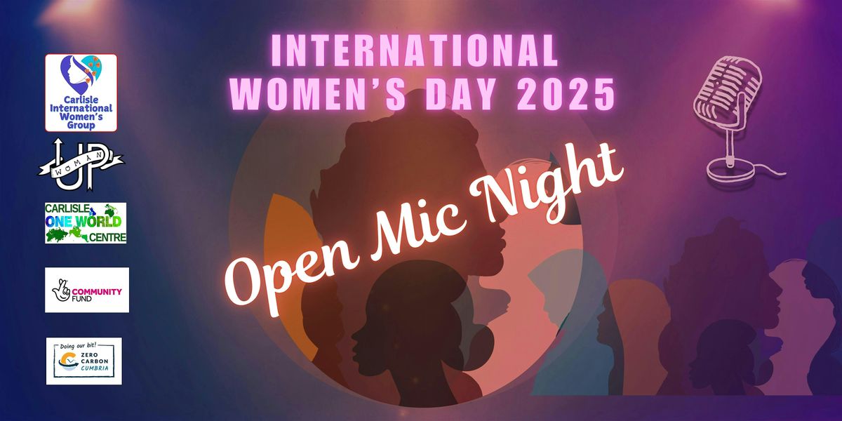 IWD Open Mic Evening