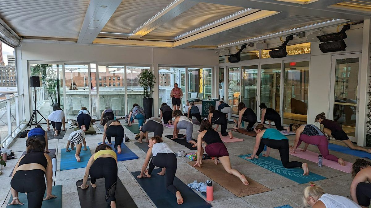 Rooftop Yoga & Sound at Sunset (Curtiss Hotel)