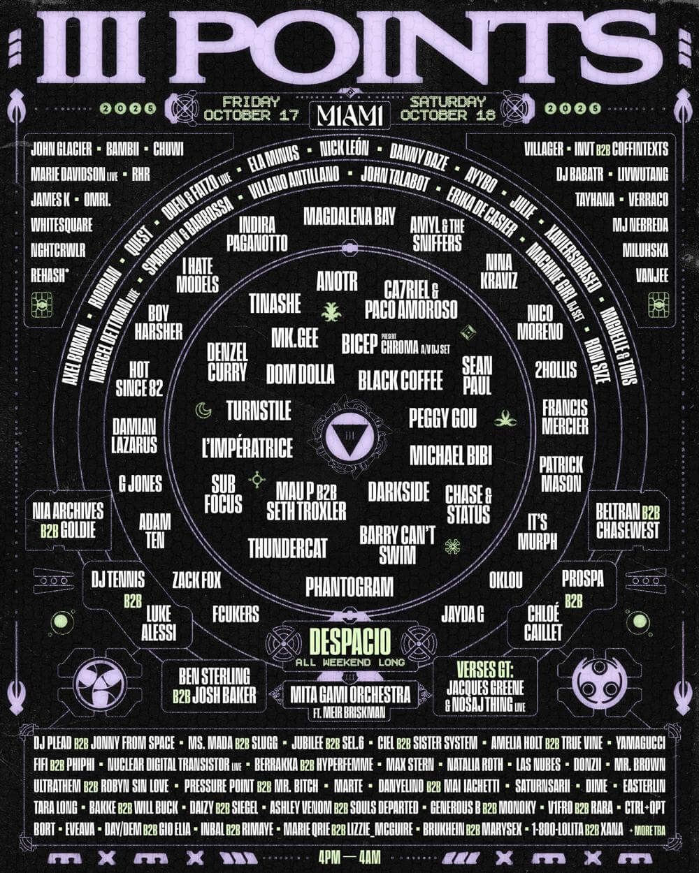 III Points Music Festival: Dom Dolla  Black Coffee  Turnstile & Indira Paganotto - Saturday