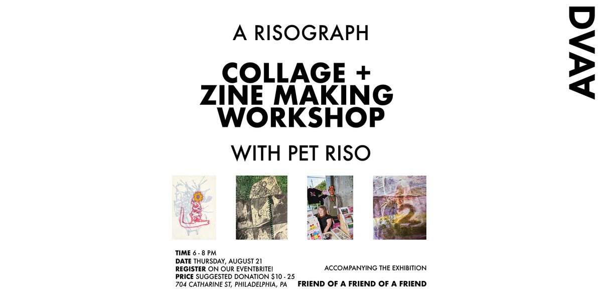 A Risograph Collage + Zine Making Workshop with Pet Riso