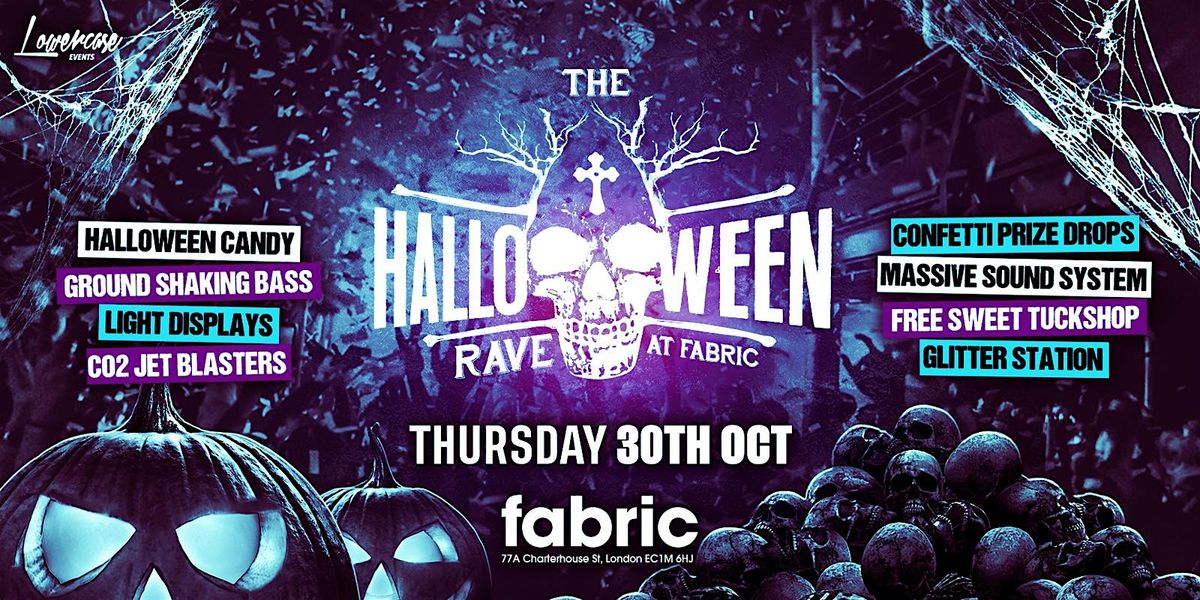 The Halloween Rave at Fabric! Halloween 2025