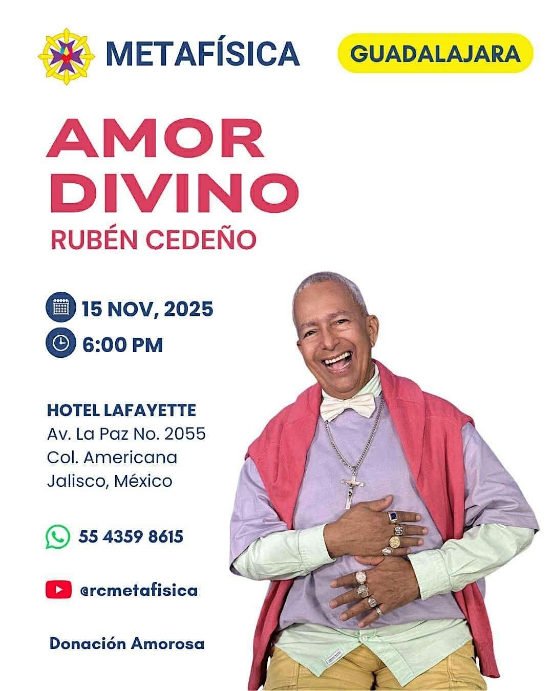 AMOR DIVINO en Guadalajara \u2728 Con Rub\u00e9n Cede\u00f1o