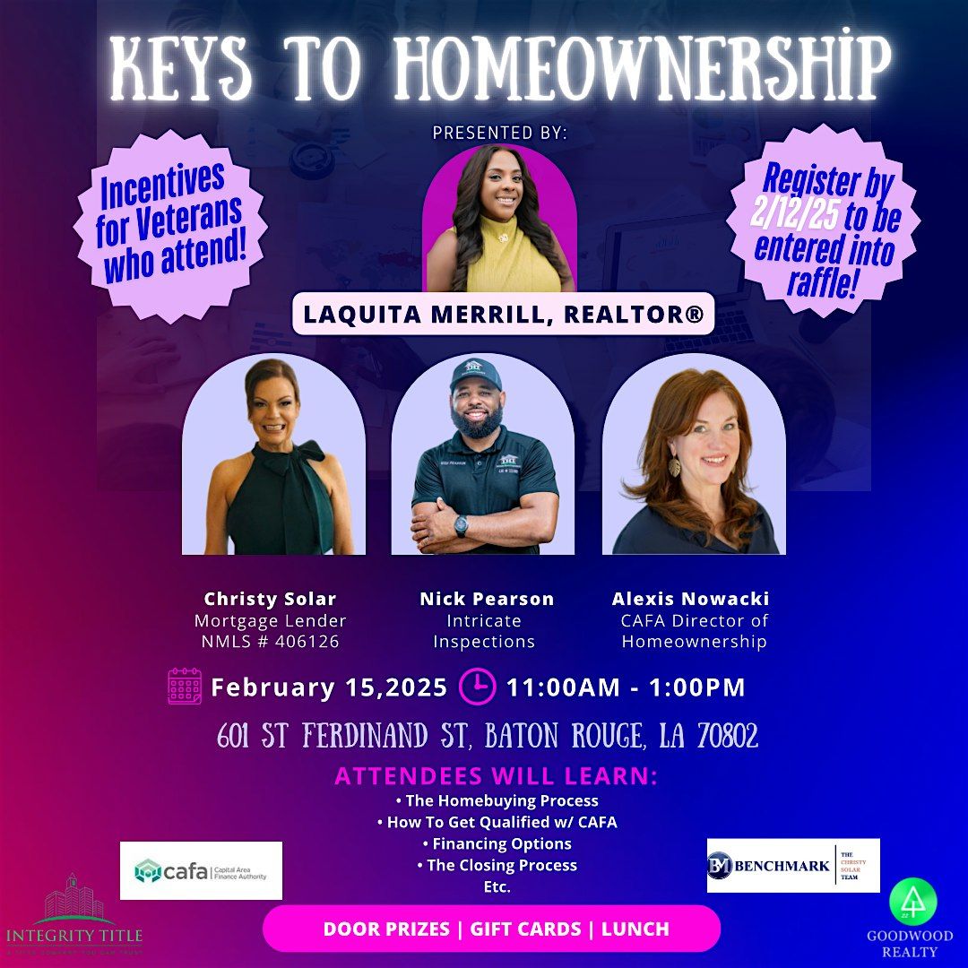 Keys To Homeownership