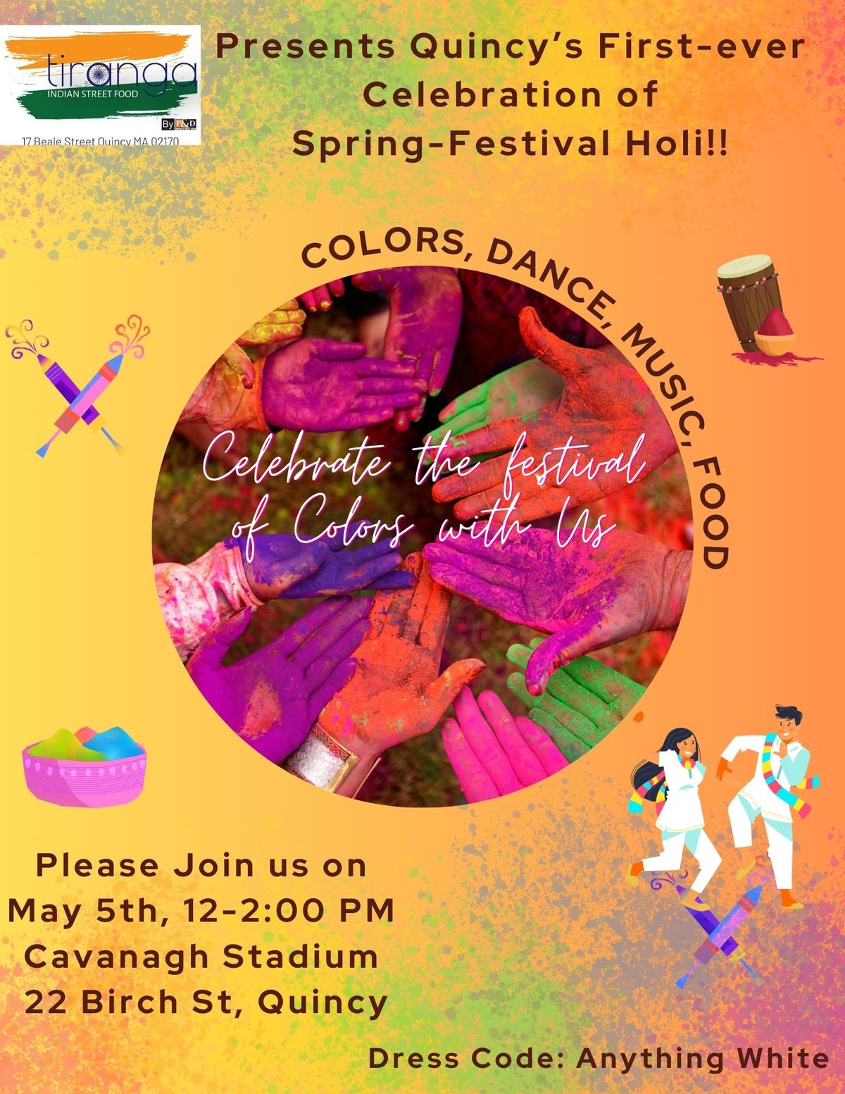 Holi in Quincy 
