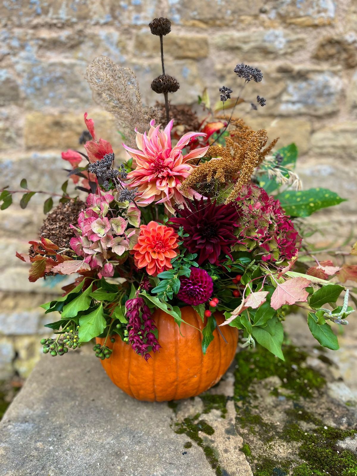 Floral pumpkin workshop