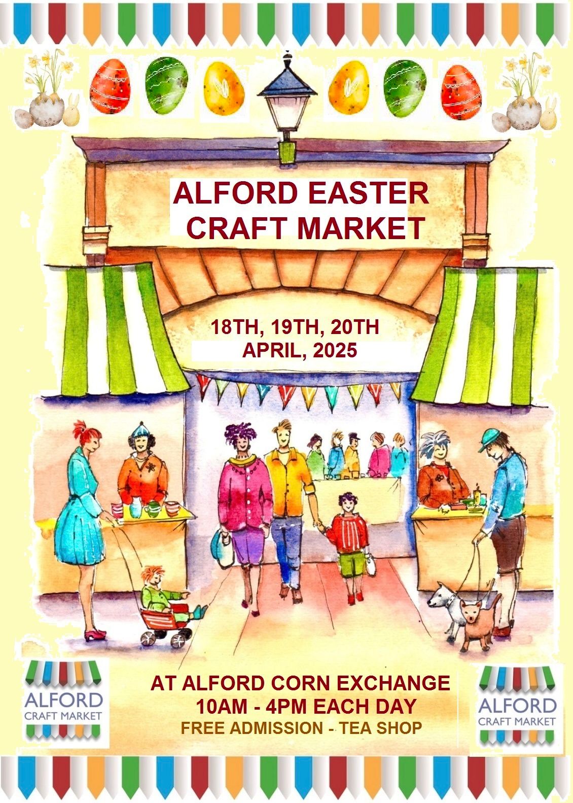 Alford Easter Craft Market 18th, 19th & 20th April, 2025