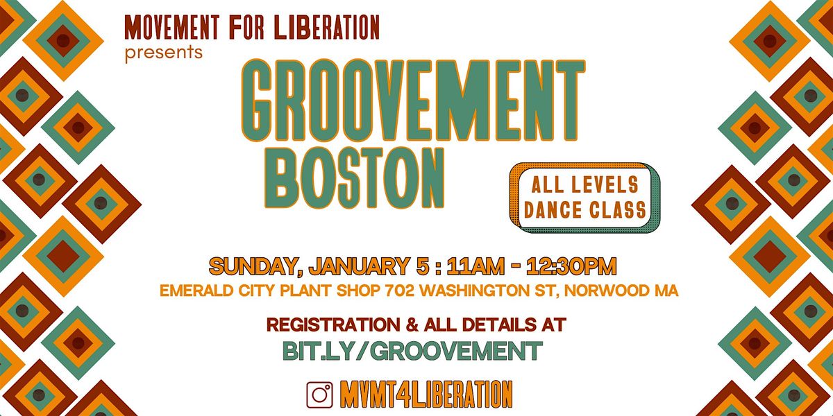 Groovement Boston - All-Levels Dance Class at Emerald City Plant Shop!