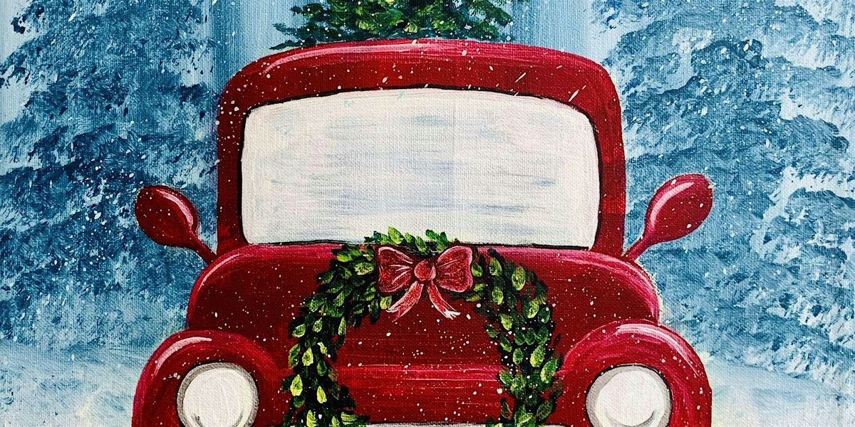 Holiday Vintage Truck - Paint and Sip by Classpop!\u2122