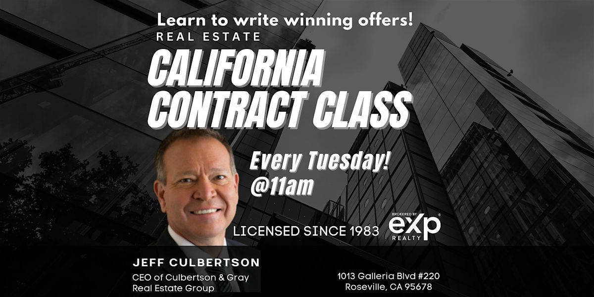 FREE* California Contract Class - Real Estate