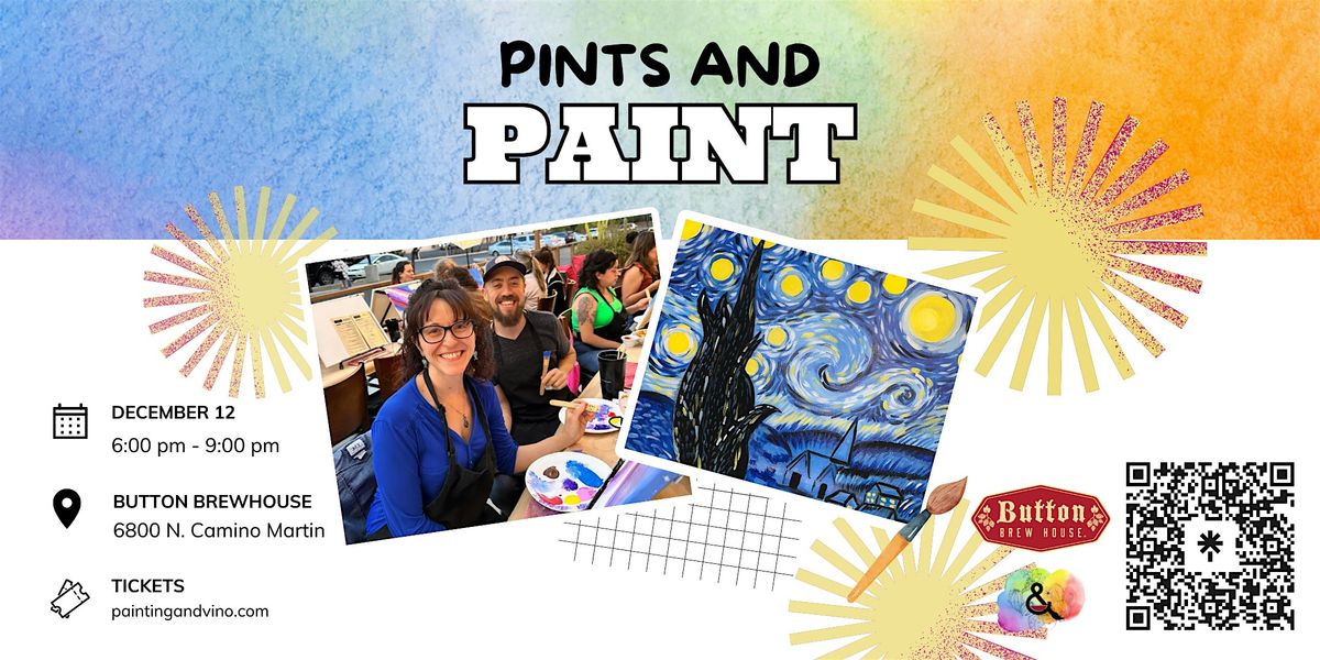 Van Gogh \u2018Starry Night\u2019 Paint and Pints