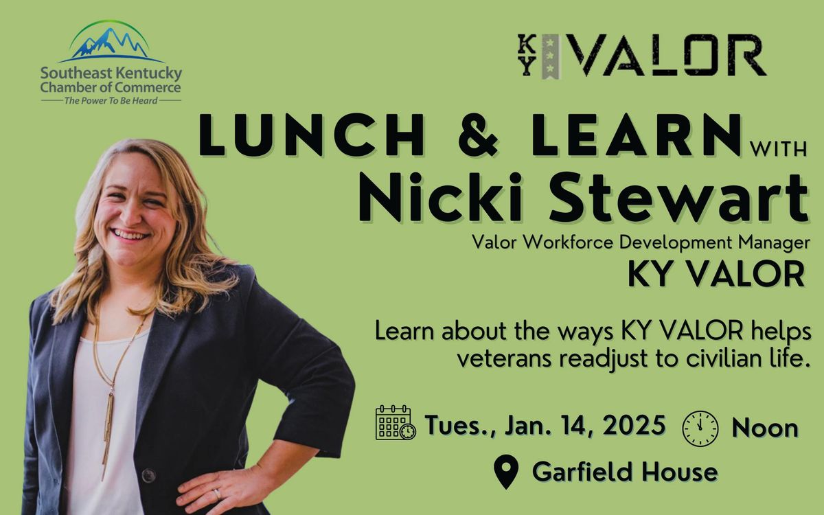 Lunch & Learn with KY VALOR's Nicki Stewart