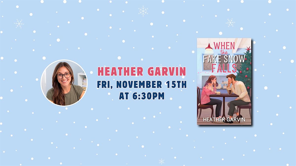 Q&A and Book Signing with Author Heather Garvin