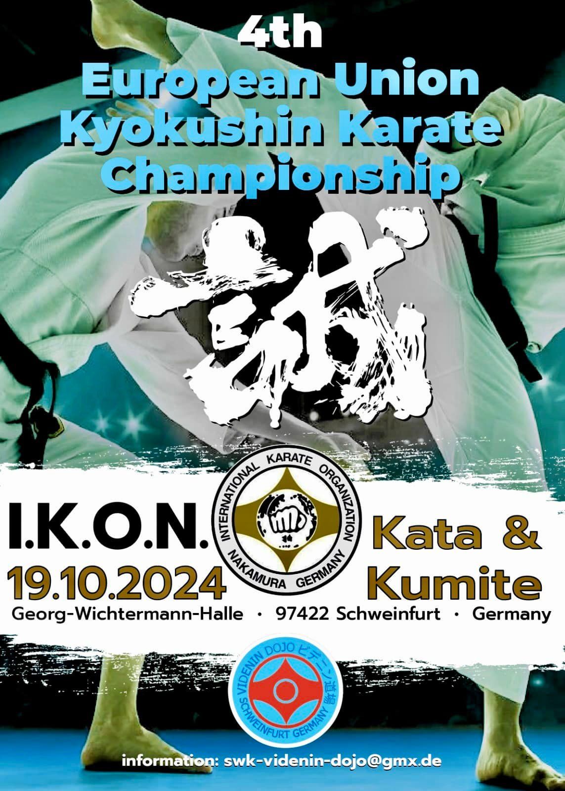 I.K.O.N. GERMANY \ud83c\udde9\ud83c\uddea  4th EU \ud83c\uddea\ud83c\uddfa Kyokushin Karate Championship 