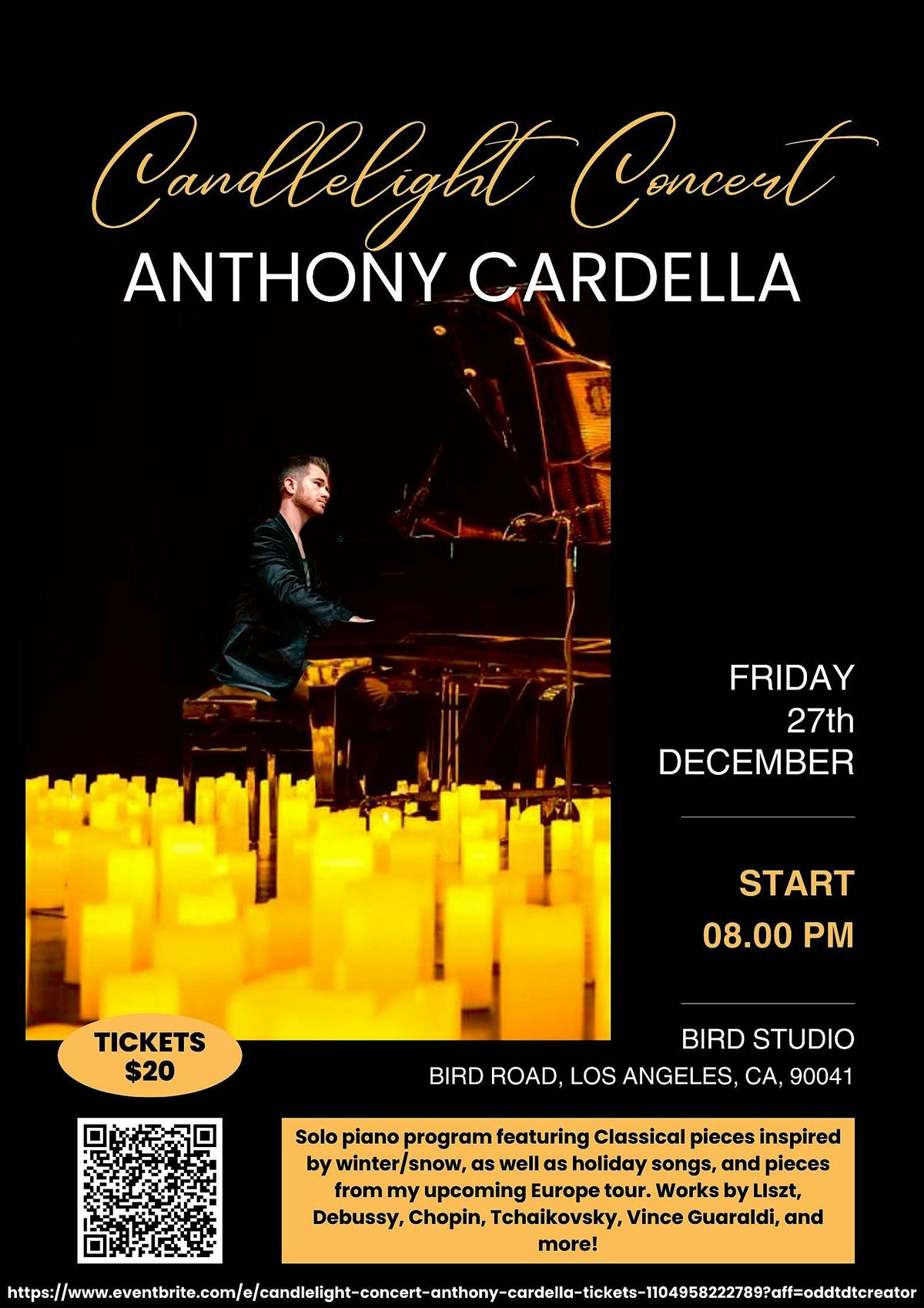 Candlelight Concert - Anthony Cardella