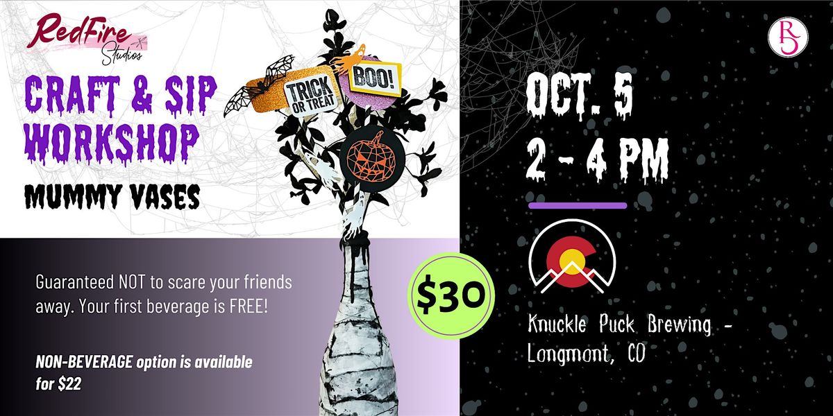 Mummy Vases Workshop at Knuckle Puck