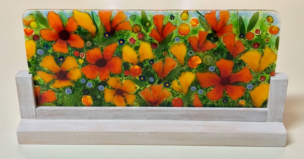 Floral Display Art with Scandia Wood - Visiting Artist Series