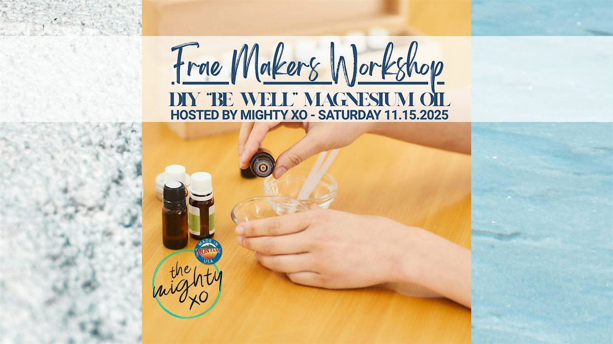 DIY "Be Well" Magnesium Oil Blend with Mighty XO