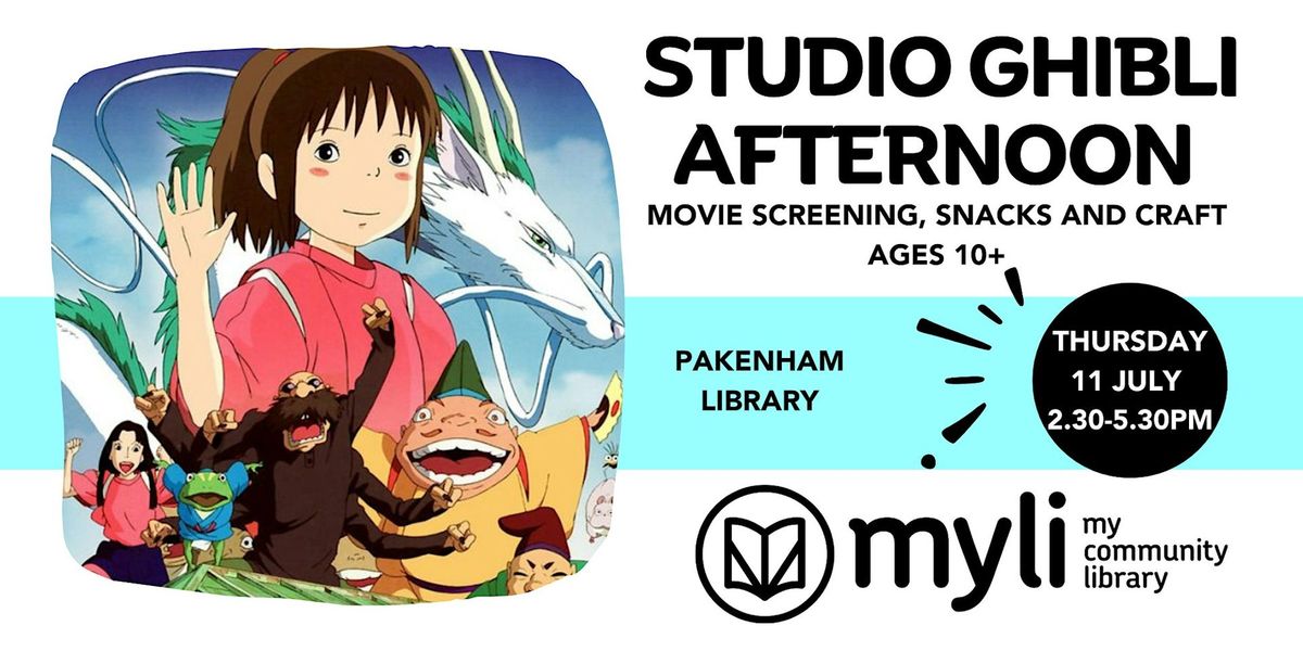 Studio Ghibli Afternoon @ Pakenham Library