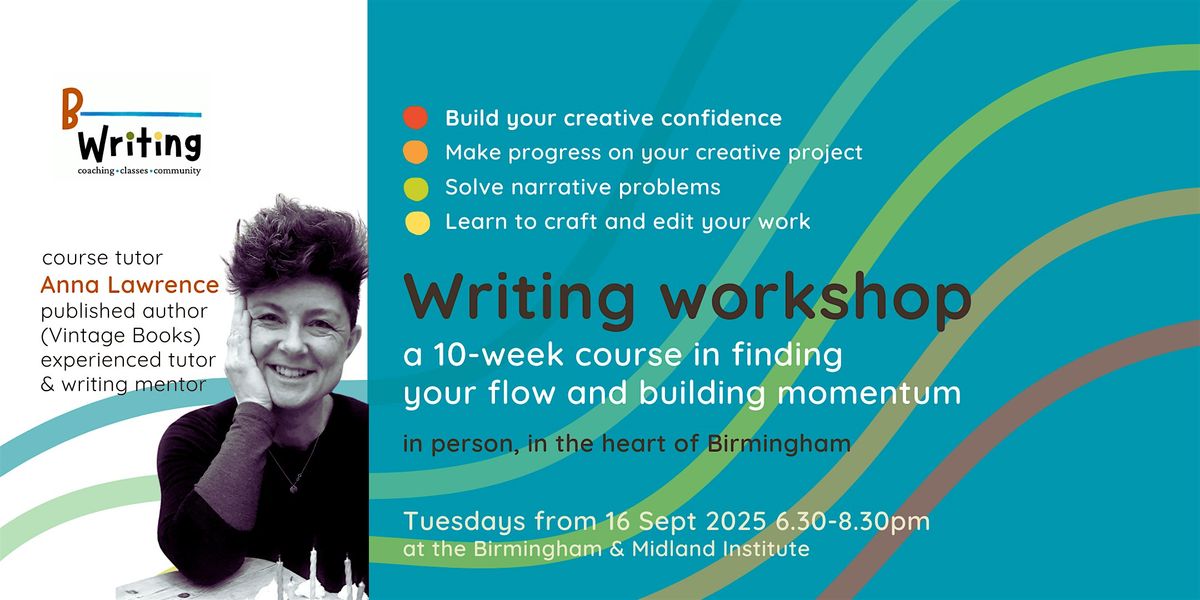Writing Workshop: Finding your flow and building momentum