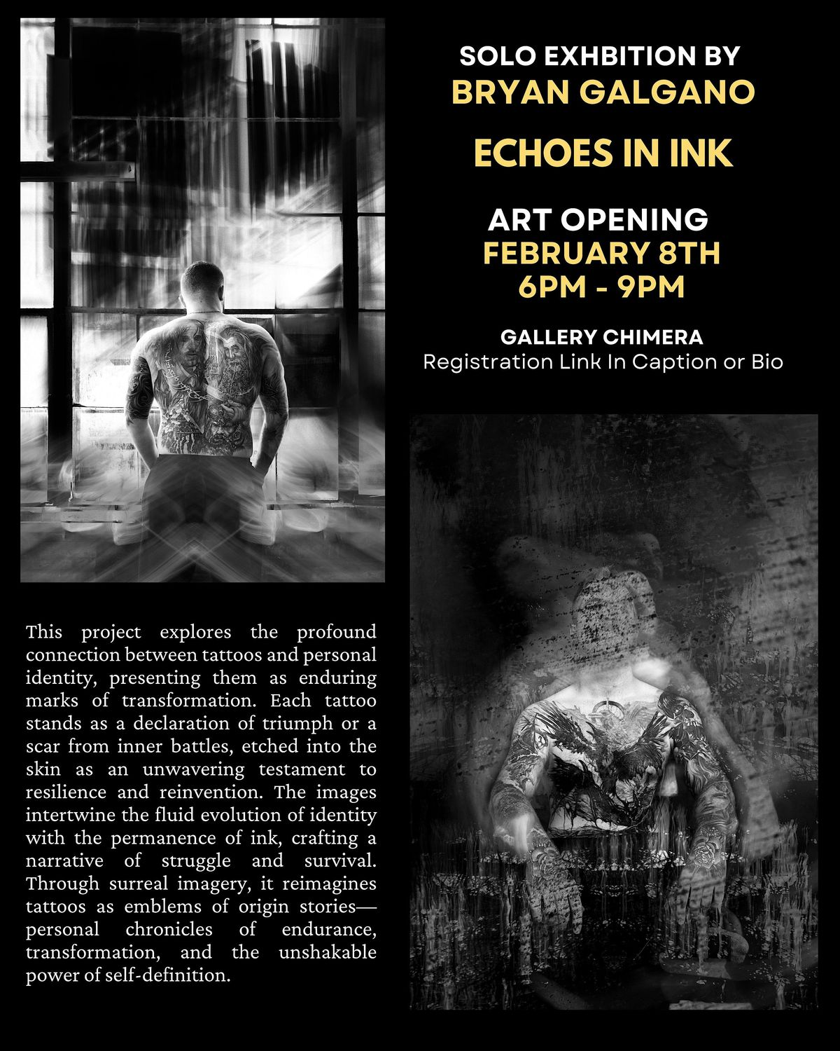 Echoes in Ink  - Solo Exhibit by Bryan Galgano