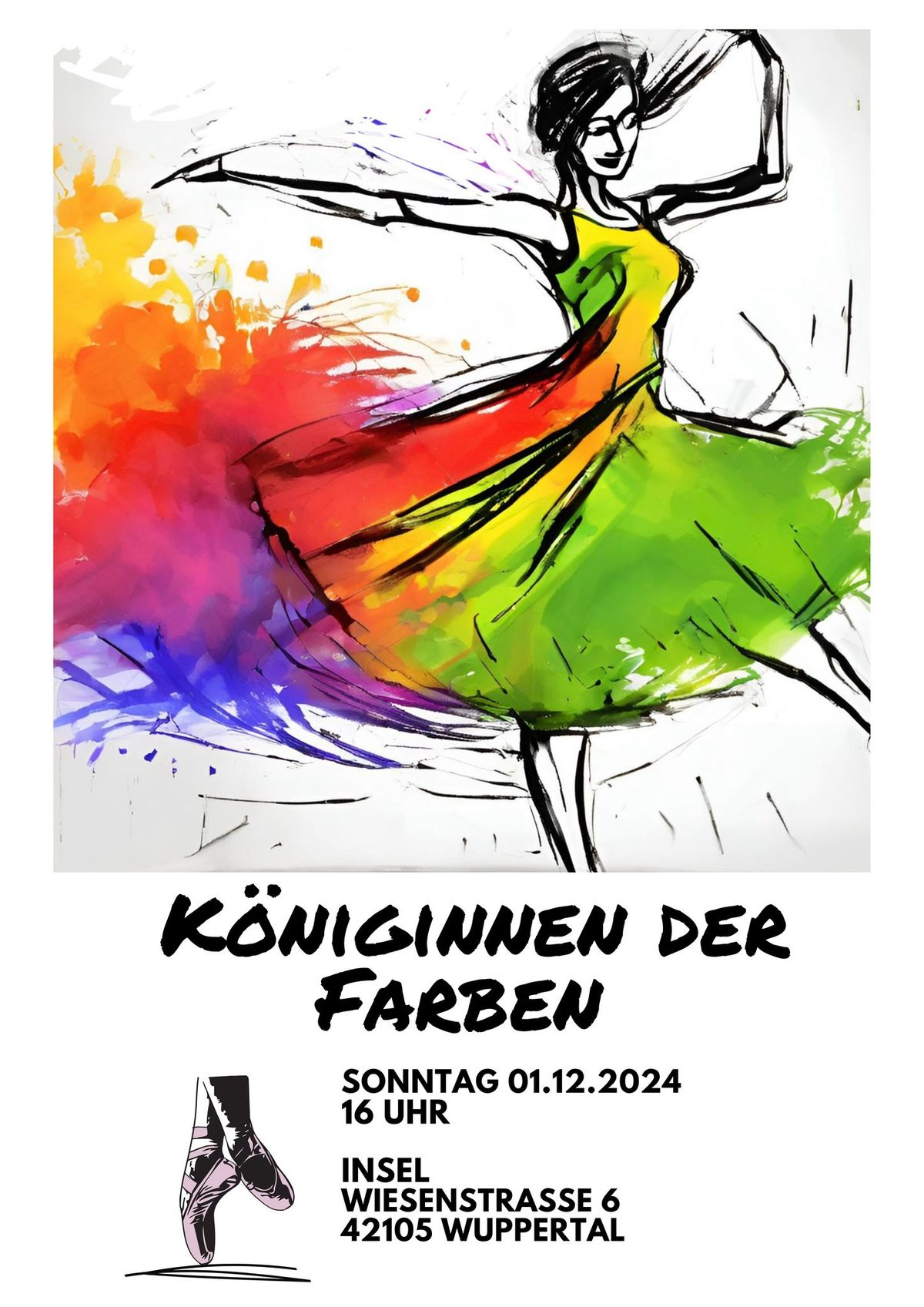 K\u00f6niginnen der Farben \/ Tanztheaterst\u00fcck f\u00fcr Kinder ab 4 Jahre und Erwachsene