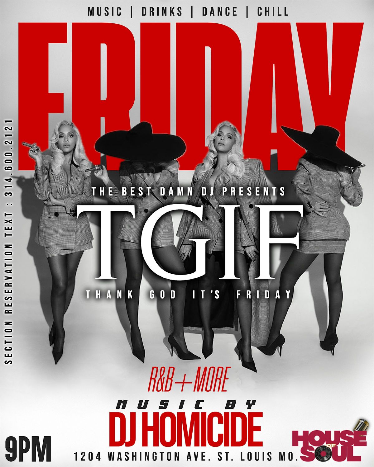 TGIF 11.1.24  ft DJ HOMICIDE (R&B + More)