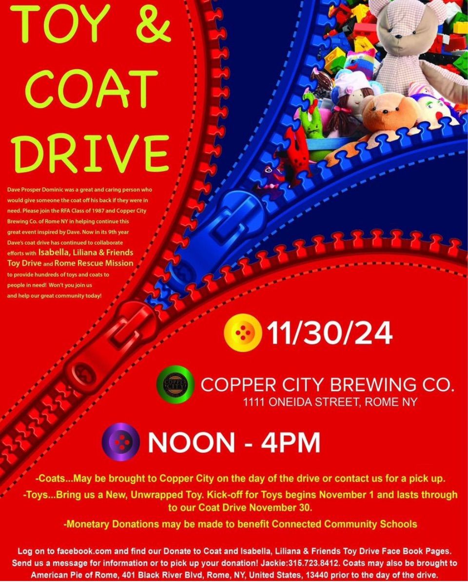 Annual Dave Prosper Dominick Coat and Toy Drive