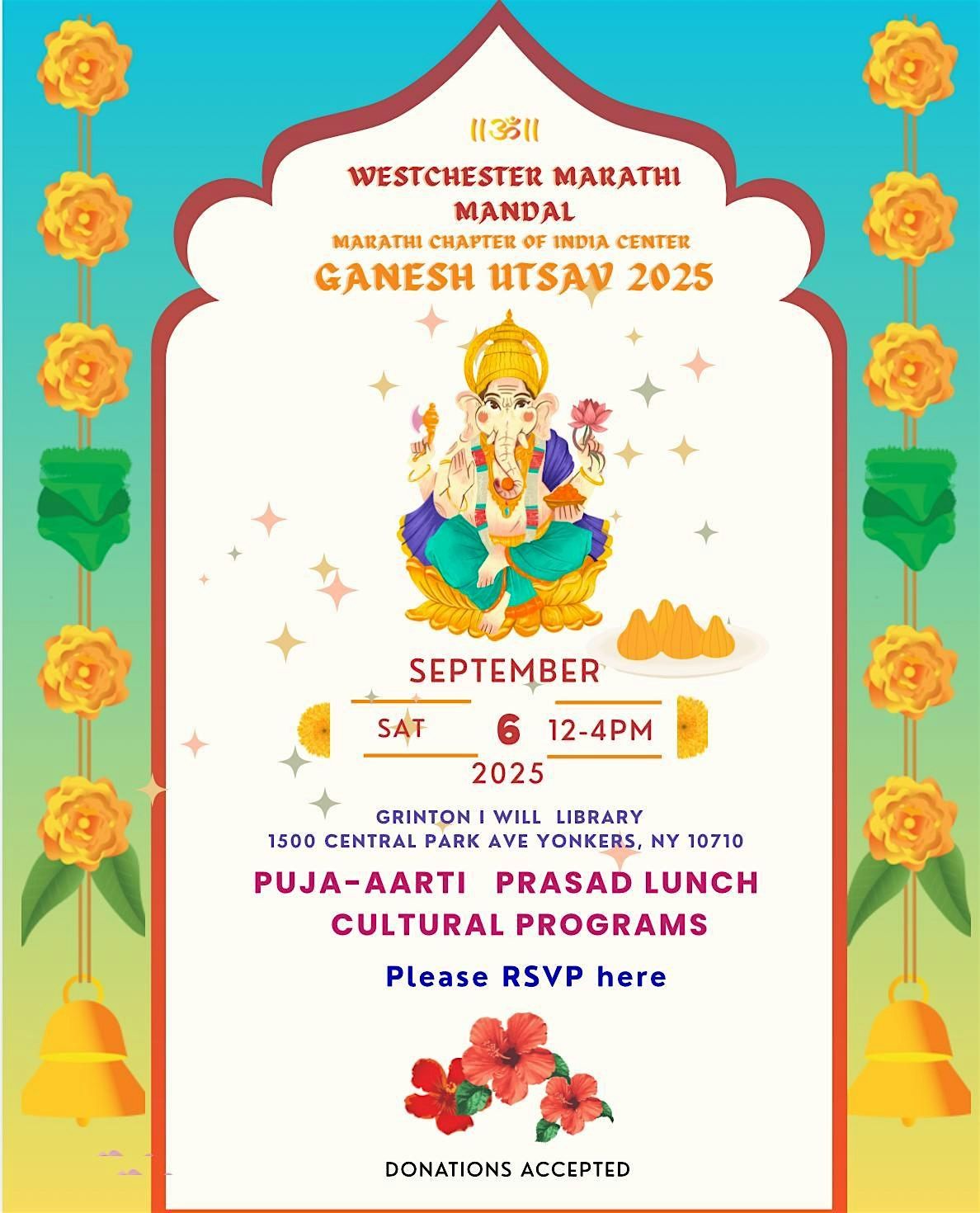 Westchester Marathi Mandal Ganesh Utsav 2025