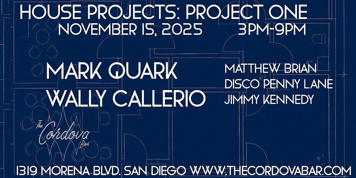 House Projects Presents: Project 1 - The Cordova Bar