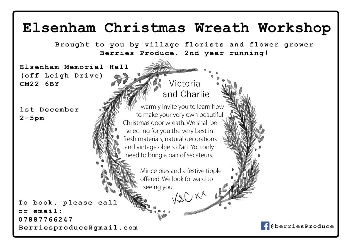 Elsenham wreath Workshop