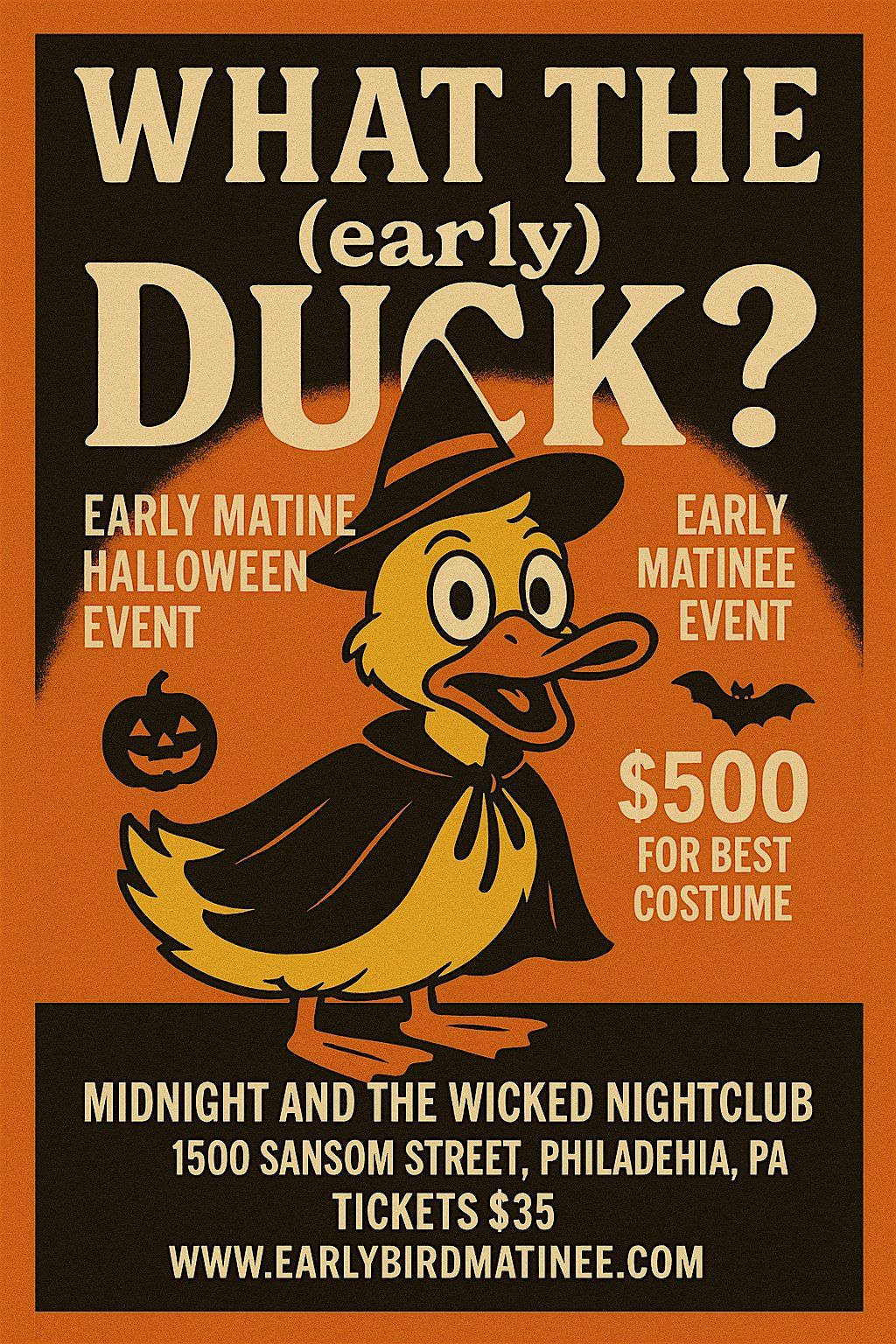 Halloween Matinee Nightclub Costume Contest