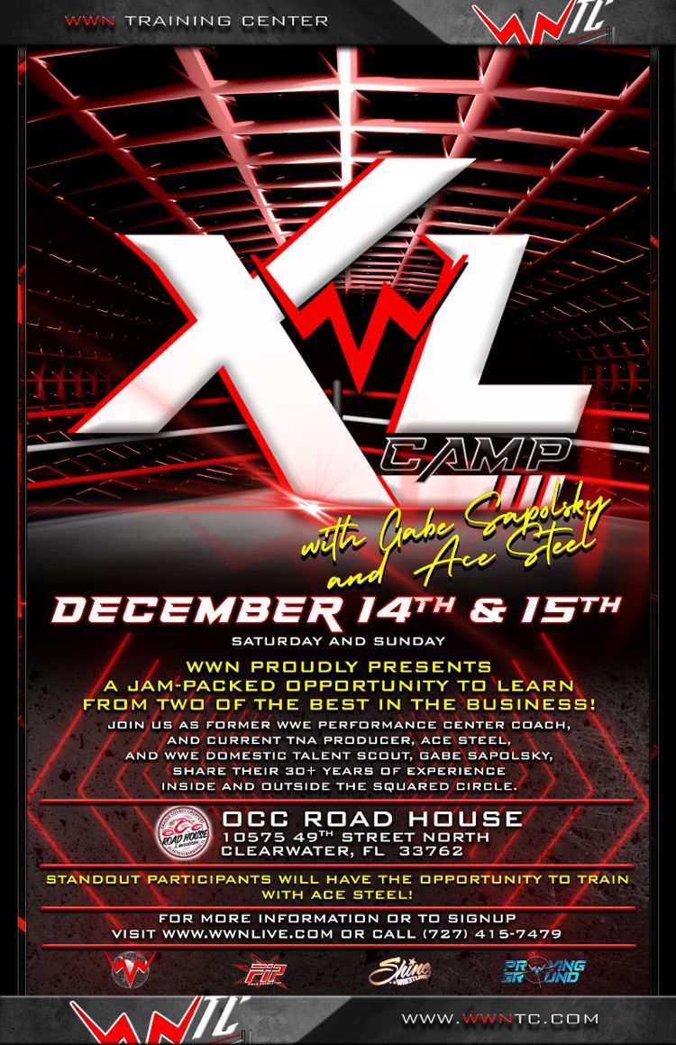 WWN XL: Premier Wrestling Camp with Gabe Sapolsky and Ace Steel!