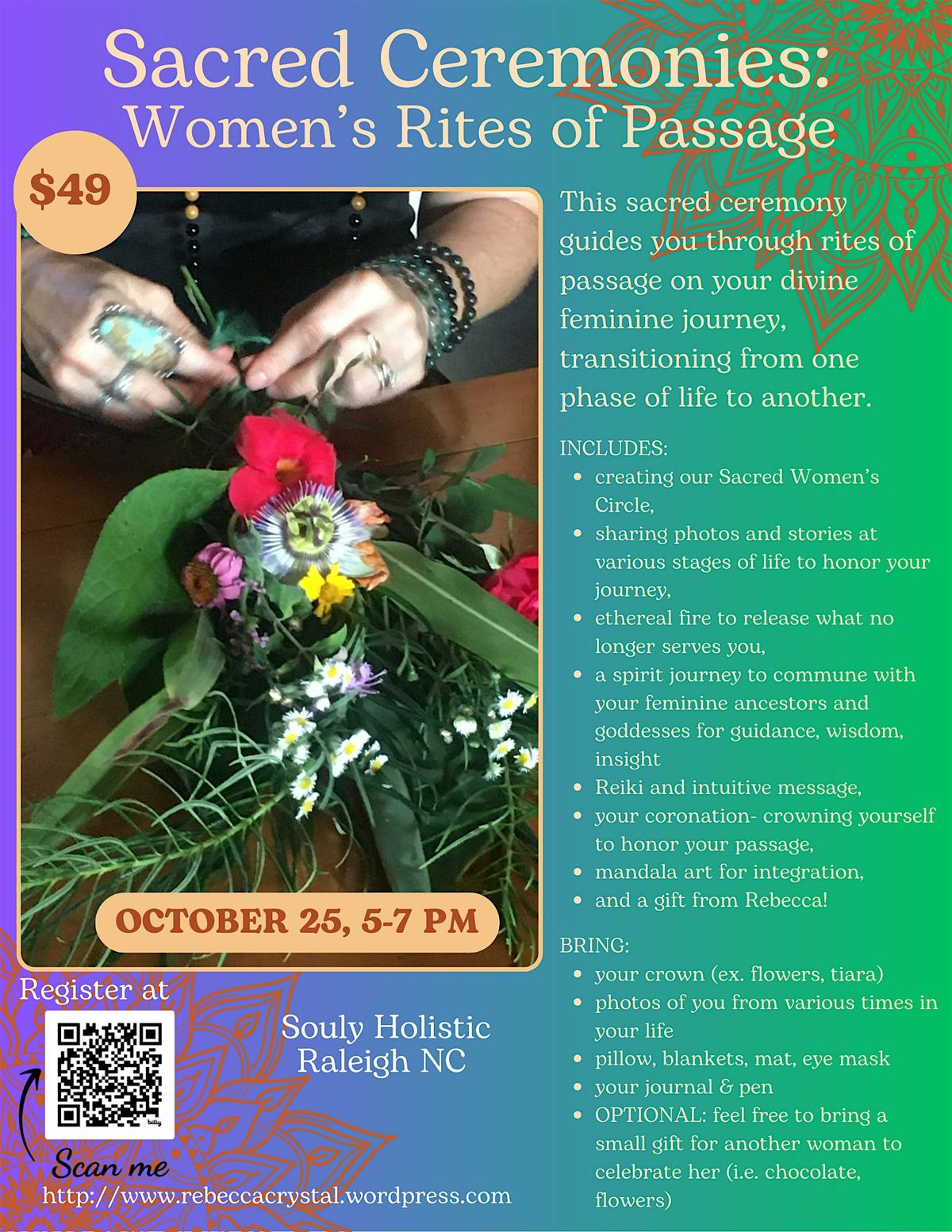 Sacred Ceremony: Women's Rites of Passage
