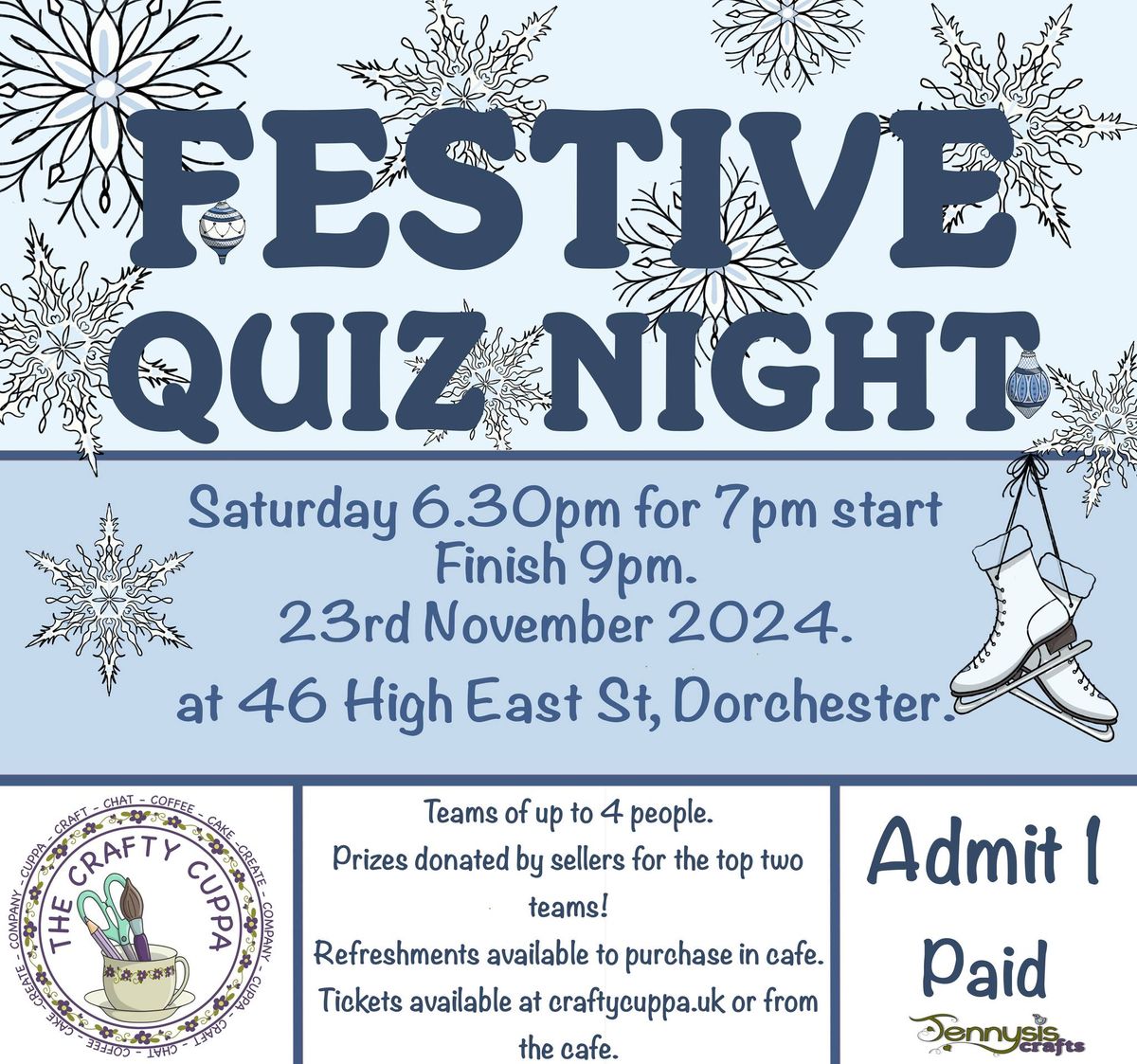 Festive Quiz Night \u2013 23rd November 2024