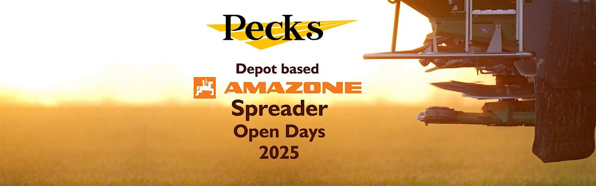 Pecks Spreader Open Days 2025 - Ely depot