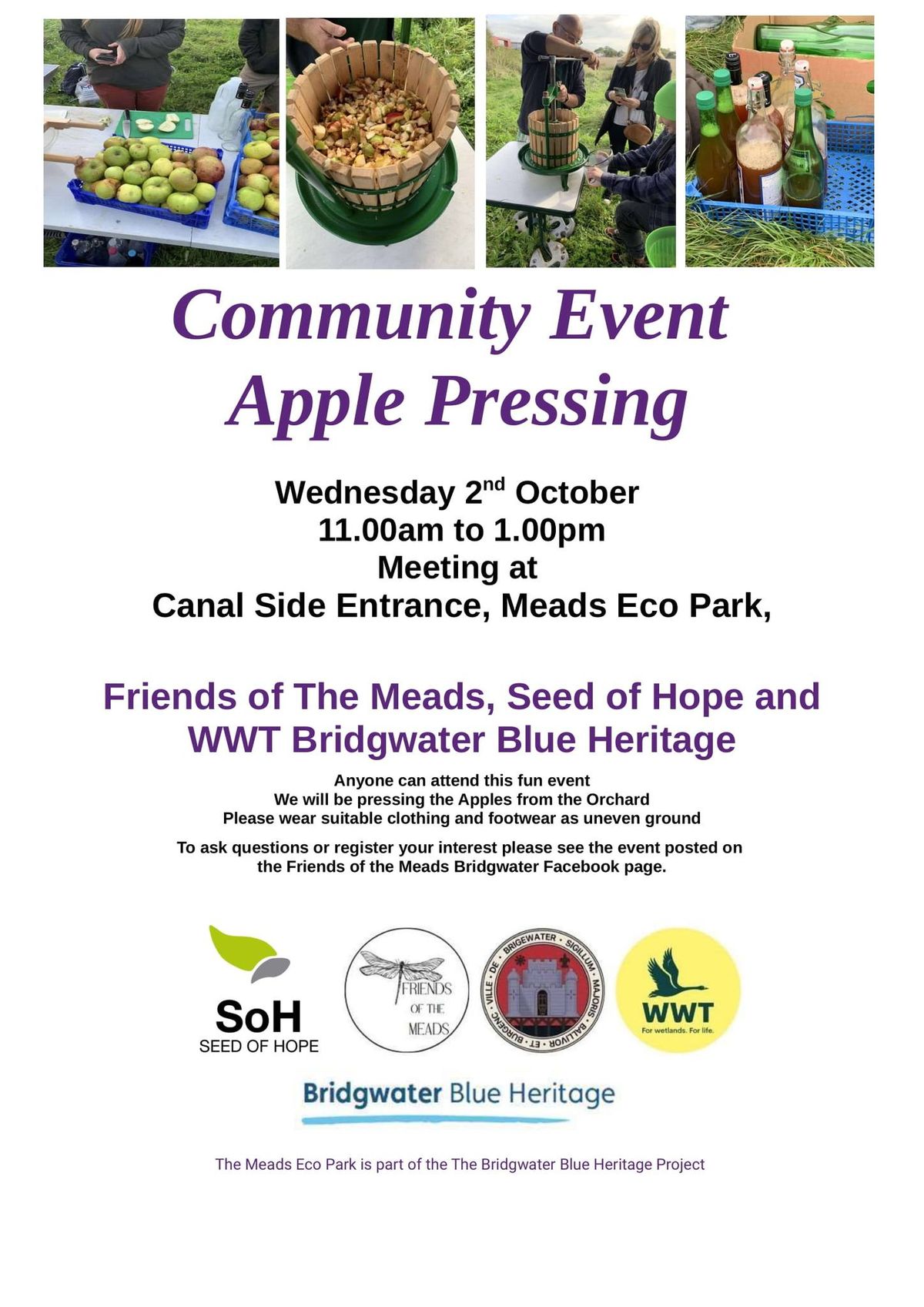 Community Event Apple Pressing