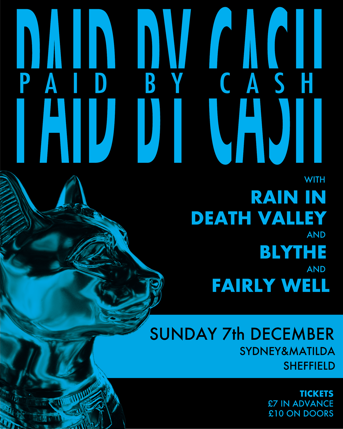 Paid by Cash, Rain in Death Valley, Blythe and Fairly Well