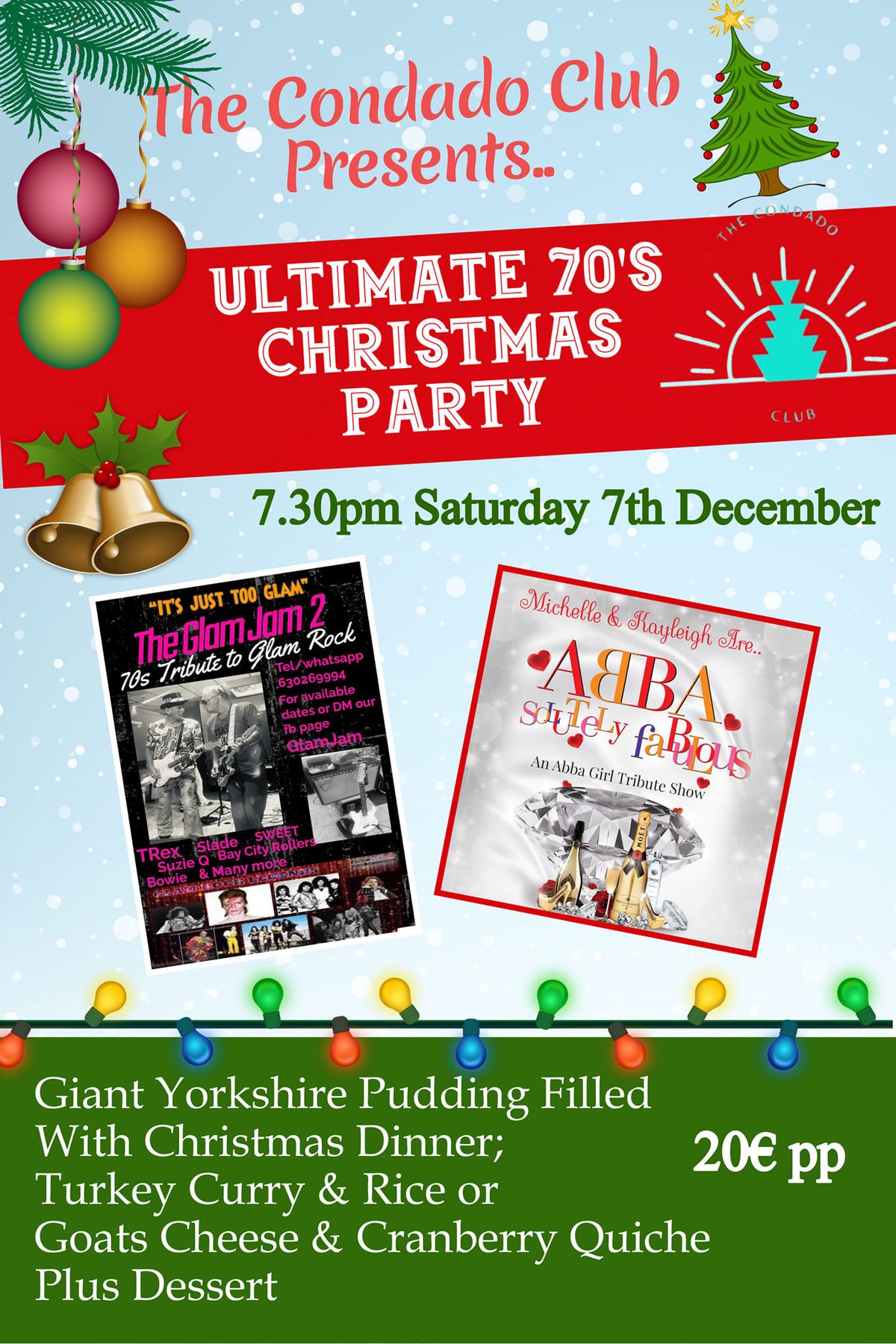 Ultimate 70s Christmas Party Night