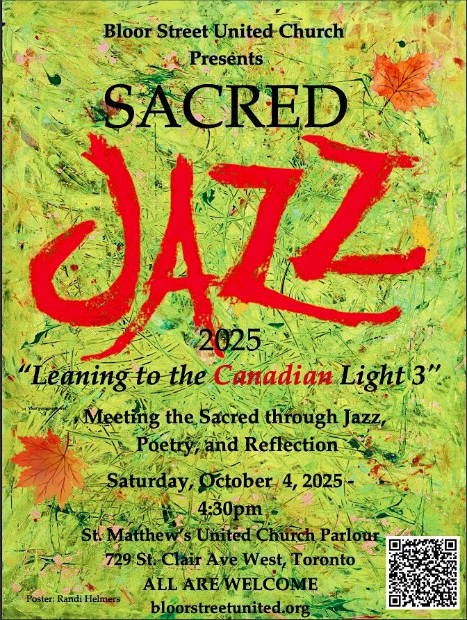 Sacred Jazz: Leaning to the Canadian Light