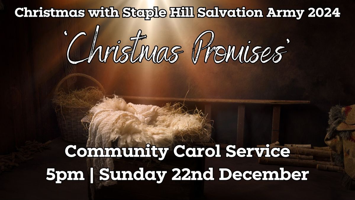 'Christmas Promises' - Community Carol Service