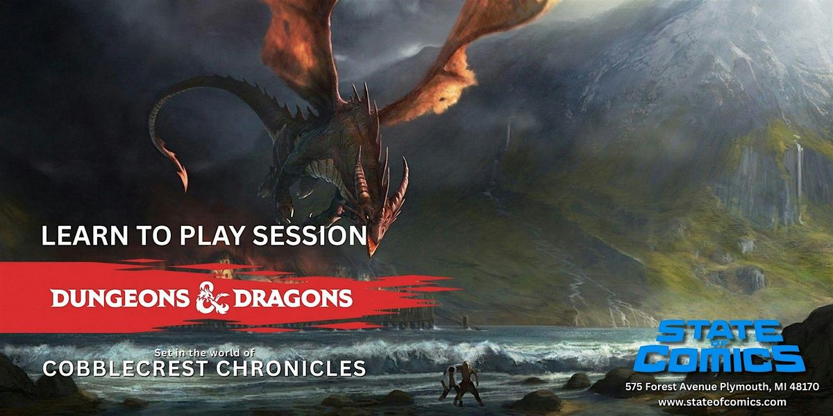 Cobblecrest Dungeons & Dragons for Students & Newer Players - 2nd Level